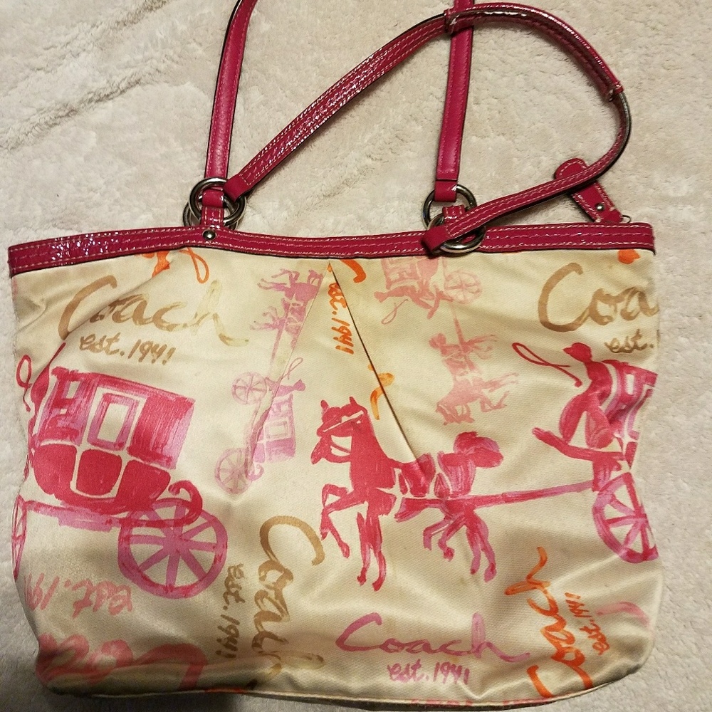 Coach horse and carriage bag